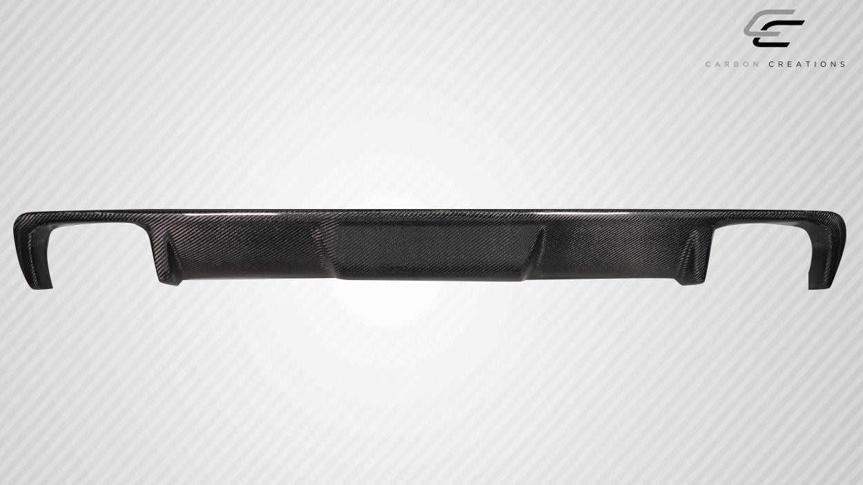 Carbon Creations Wave Rear Diffuser Compatible With 2011-2016 BMW 5 Series F10 - 1 Piece - 119086