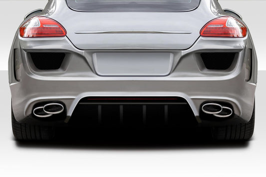 Extreme Dimensions Duraflex Aiming Rear Bumper Cover Compatible With 2010-2013 Porsche Panamera - 1 Piece - 119101