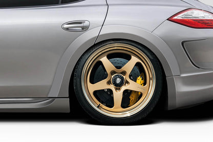 Extreme Dimensions Duraflex Aiming Rear Fender Flares Compatible With 2010-2013 Porsche Panamera - 4 Piece - 119102