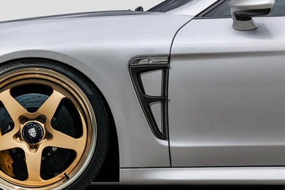 Extreme Dimensions Duraflex Aiming Front Fenders Add Ons Compatible With 2010-2013 Porsche Panamera - 2 Piece - 119103