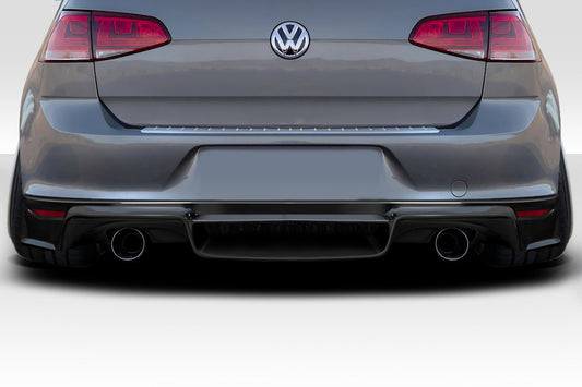 Duraflex Replacement For 2015-2021 Volkswagen Golf / GTI Verella Rear Diffuser - 1 Piece - 119140