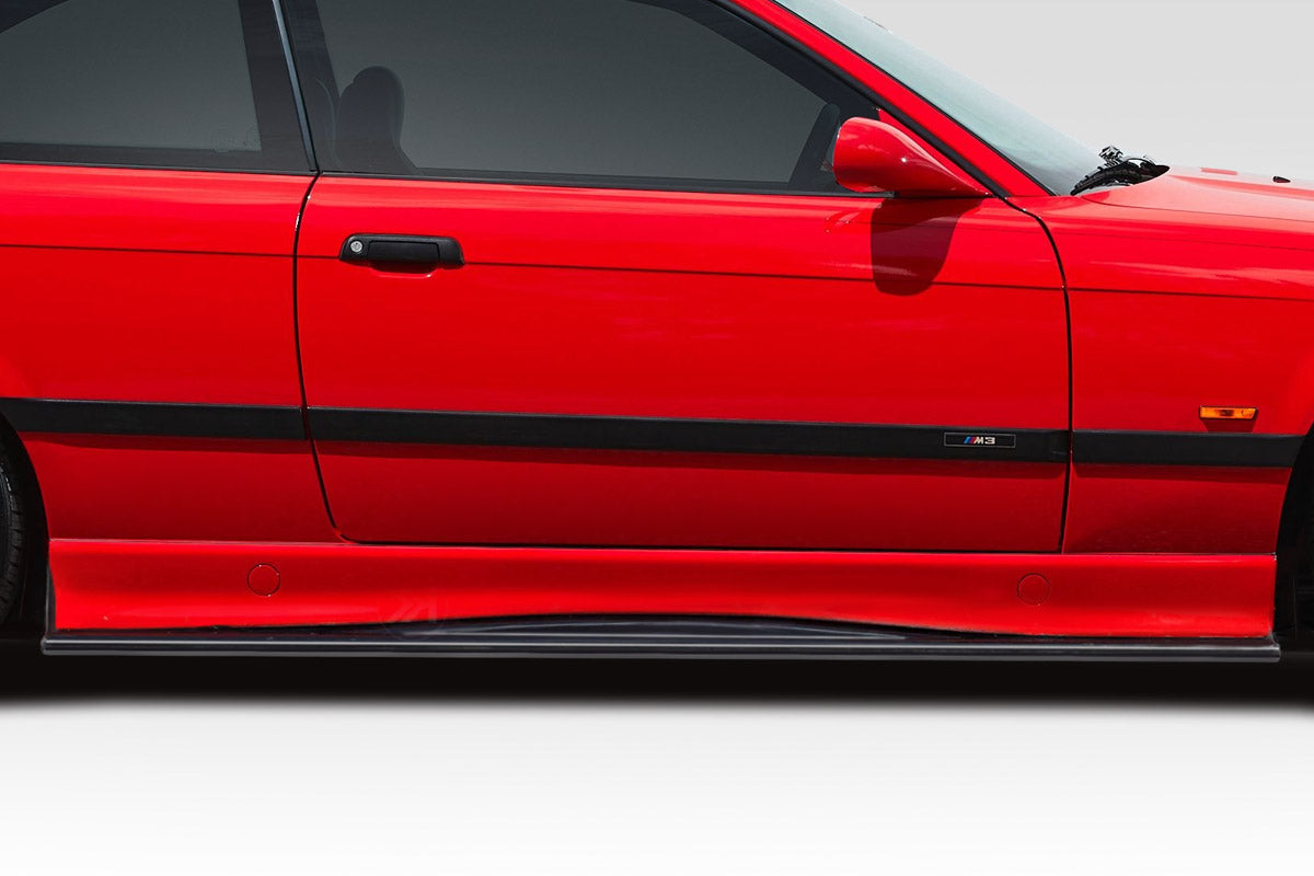 Duraflex Replacement For 1992-1998 BMW M3 E36 Motive Side Skirt Rocker Panel Splitters - 2 Pieces - 119142