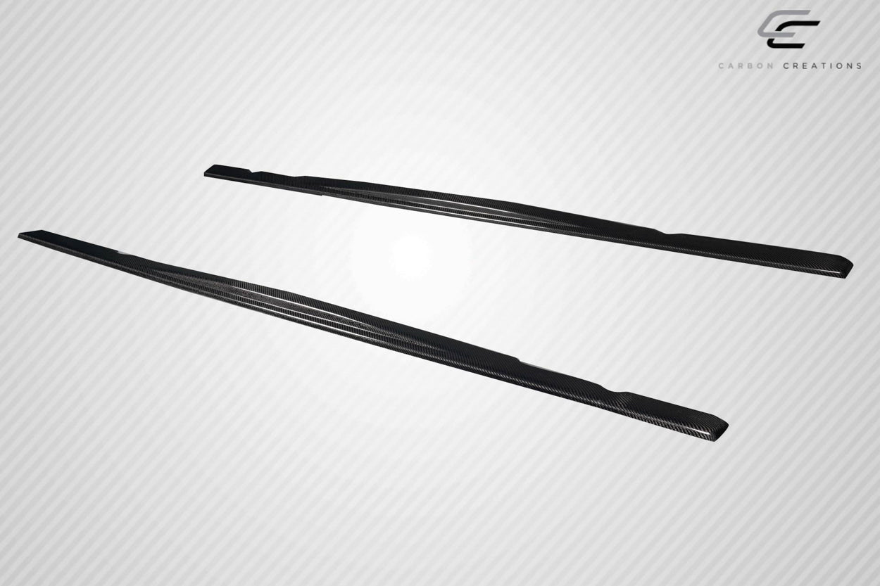 Carbon Creations Replacement for 1992-1998 BMW M3 E36 Motive Side Skirt Rocker Panel Splitters - 2 Pieces - 119143