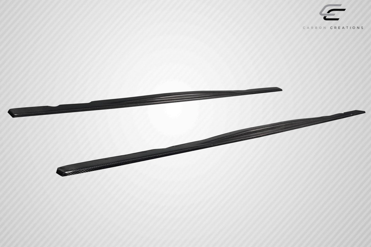 Carbon Creations Replacement for 1992-1998 BMW M3 E36 Motive Side Skirt Rocker Panel Splitters - 2 Pieces - 119143
