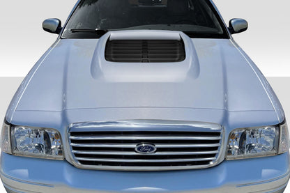 Extereme Dimensions Duraflex GT500 Look Hood Compatible With 1998-2011 Ford Crown Victoria - 1 Piece - 119156