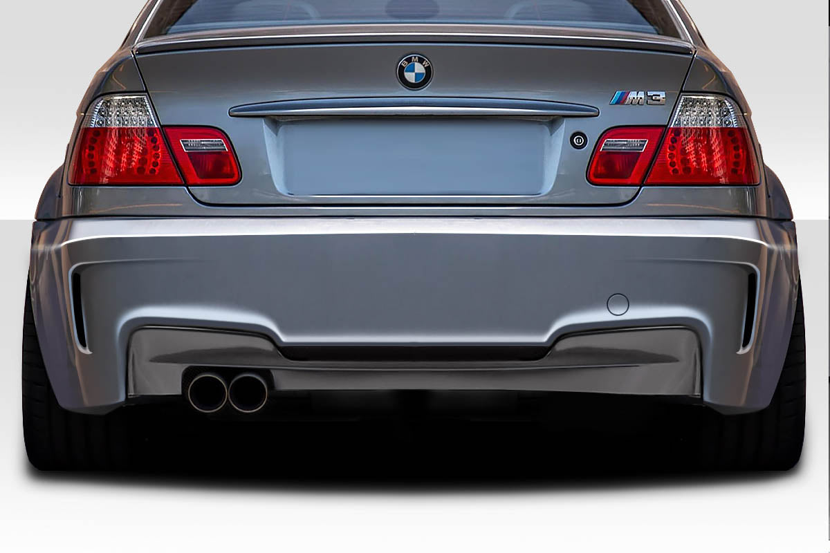 Duraflex 1M Look Rear Bumper Cover Cover Compatible With 1999-2006 BMW E46  2DR 4DR- 1 Piece - 119176