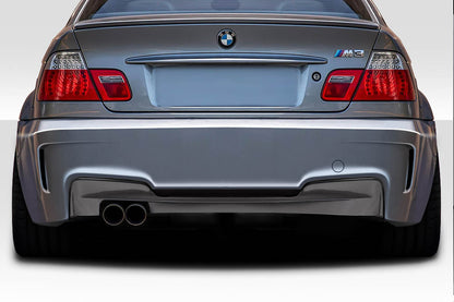 Duraflex 1M Look Rear Bumper Cover Cover Compatible With 1999-2006 BMW E46  2DR 4DR- 1 Piece - 119176