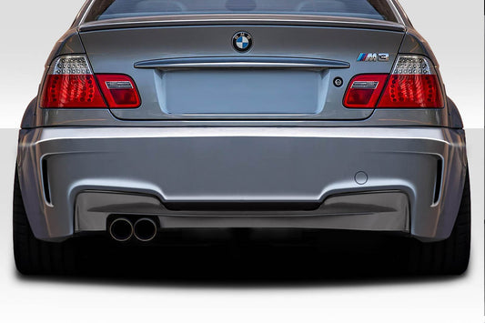 Duraflex 1M Look Rear Bumper Cover Cover Compatible With 1999-2006 BMW E46  2DR 4DR- 1 Piece - 119176