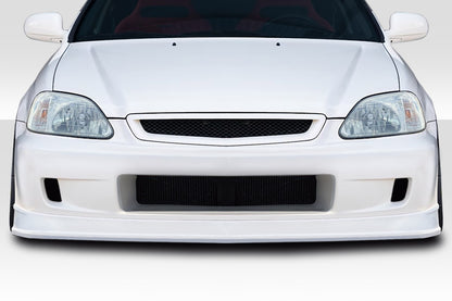 Duraflex Joker Front Bumper Cover Cover Compatible With 1999-2000 Honda Civic - 1 Piece - 119182