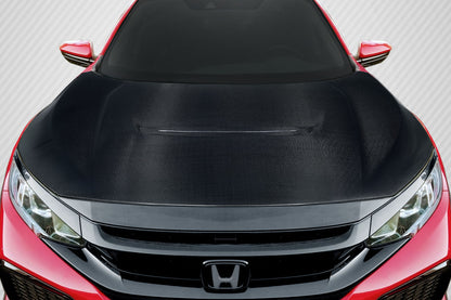 Carbon Creations Type R Look Hood Compatible With 2016-2021 Honda Civic - 1 Piece - 119194