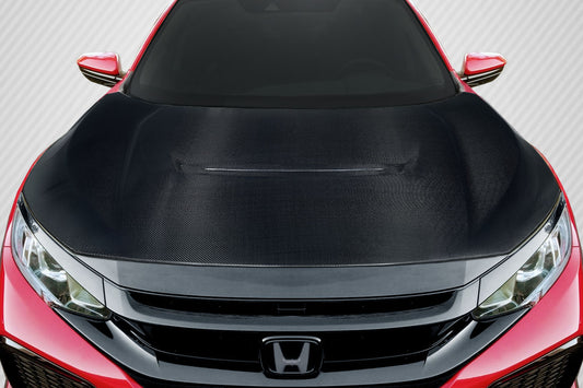 Carbon Creations Type R Look Hood Compatible With 2016-2021 Honda Civic - 1 Piece - 119194