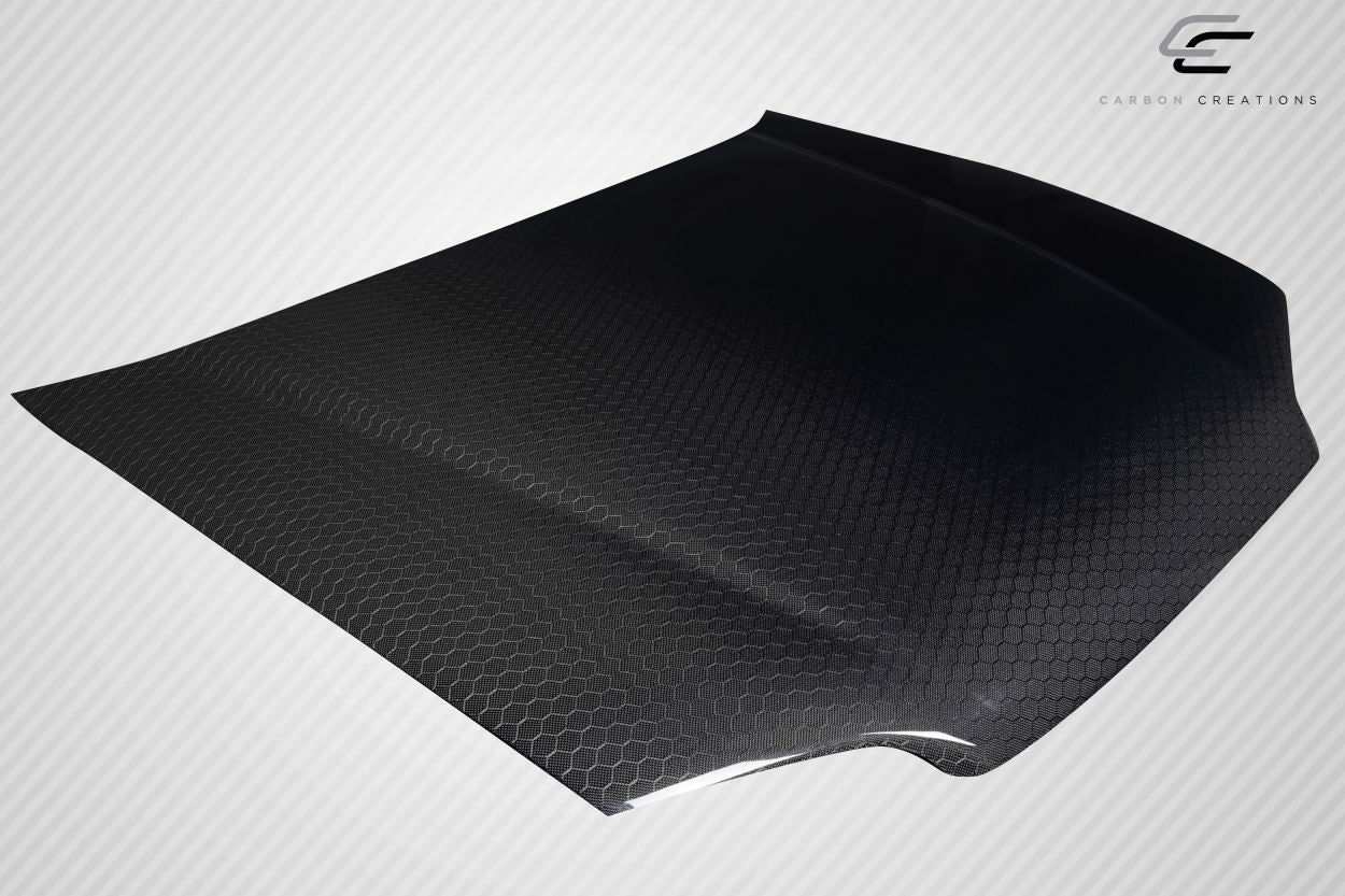 Carbon Geo6ix OEM Look Hood Compatible With 199201995 Honda Civic 2DR/HB - 1 Piece - 119198