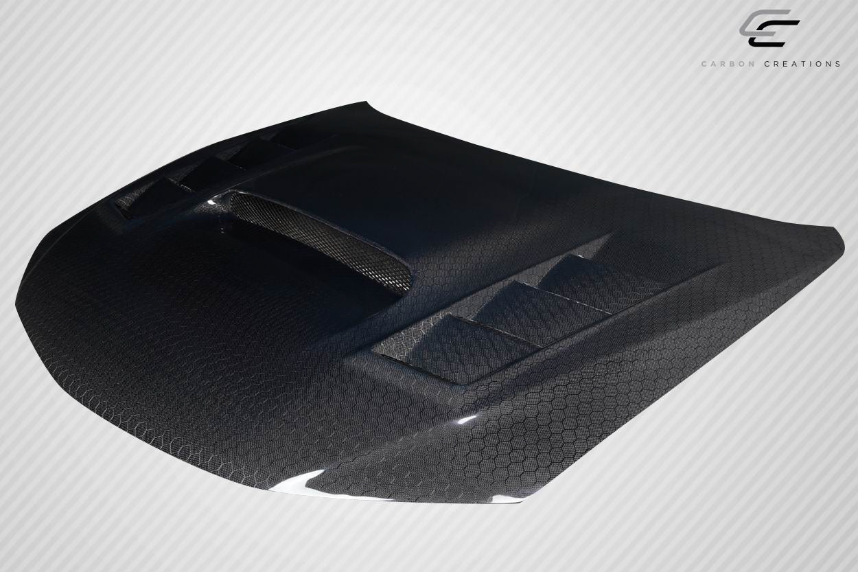 Carbon Geo6ix GT Concept Hood Compatible With 2008-11 Subaru Impreza/ 2008-2014 WRX STI - 1 Piece - 119201