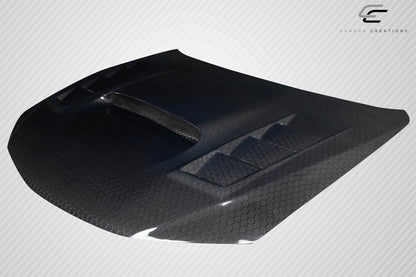 Carbon Geo6ix GT Concept Hood Compatible With 2008-11 Subaru Impreza/ 2008-2014 WRX STI - 1 Piece - 119201