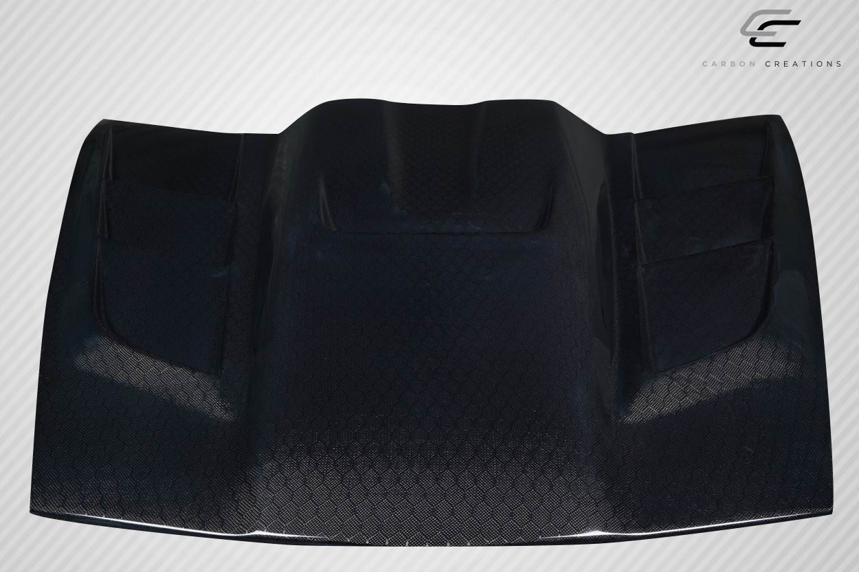Carbon Geo6ix ZR Edition 2 Hood Compatible With 2005-2013 Chevrolet Corvette - 1 Piece - 119202