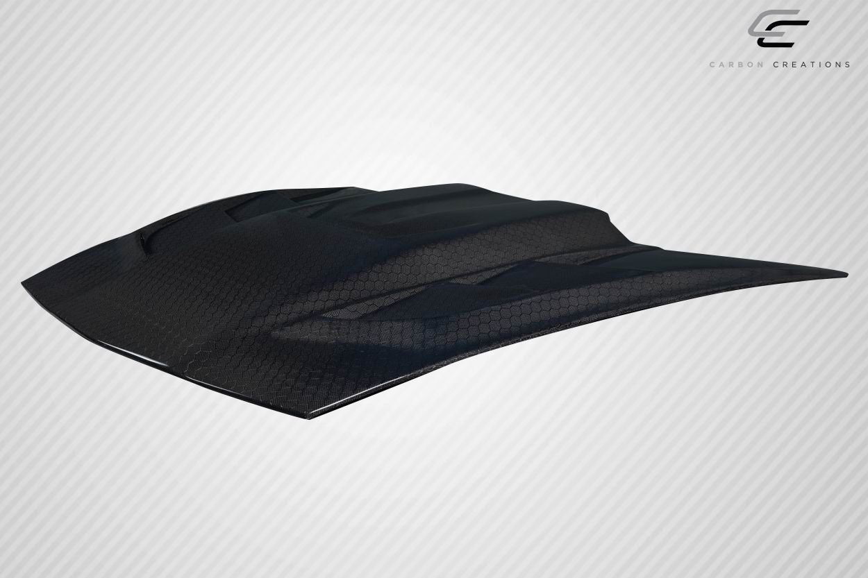 Carbon Geo6ix ZR Edition 2 Hood Compatible With 2005-2013 Chevrolet Corvette - 1 Piece - 119202