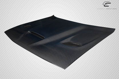 Carbon Creations Geo6ix Dritech Hellcat Hood Compatible With 2008-2023 Dodge Challenger - 1 Piece - 119204