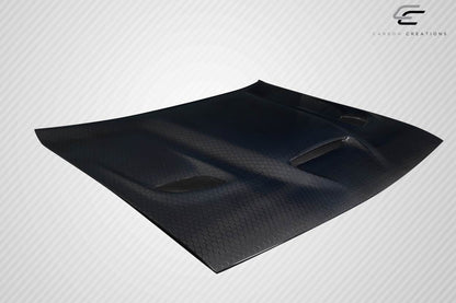 Carbon Creations Geo6ix Dritech Hellcat Hood Compatible With 2008-2023 Dodge Challenger - 1 Piece - 119204