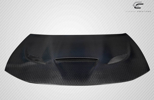 Carbon Creations Geo6ix Dritech Hellcat Hood Compatible With 2015-2023 Dodge Charger - 1 Piece - 119205
