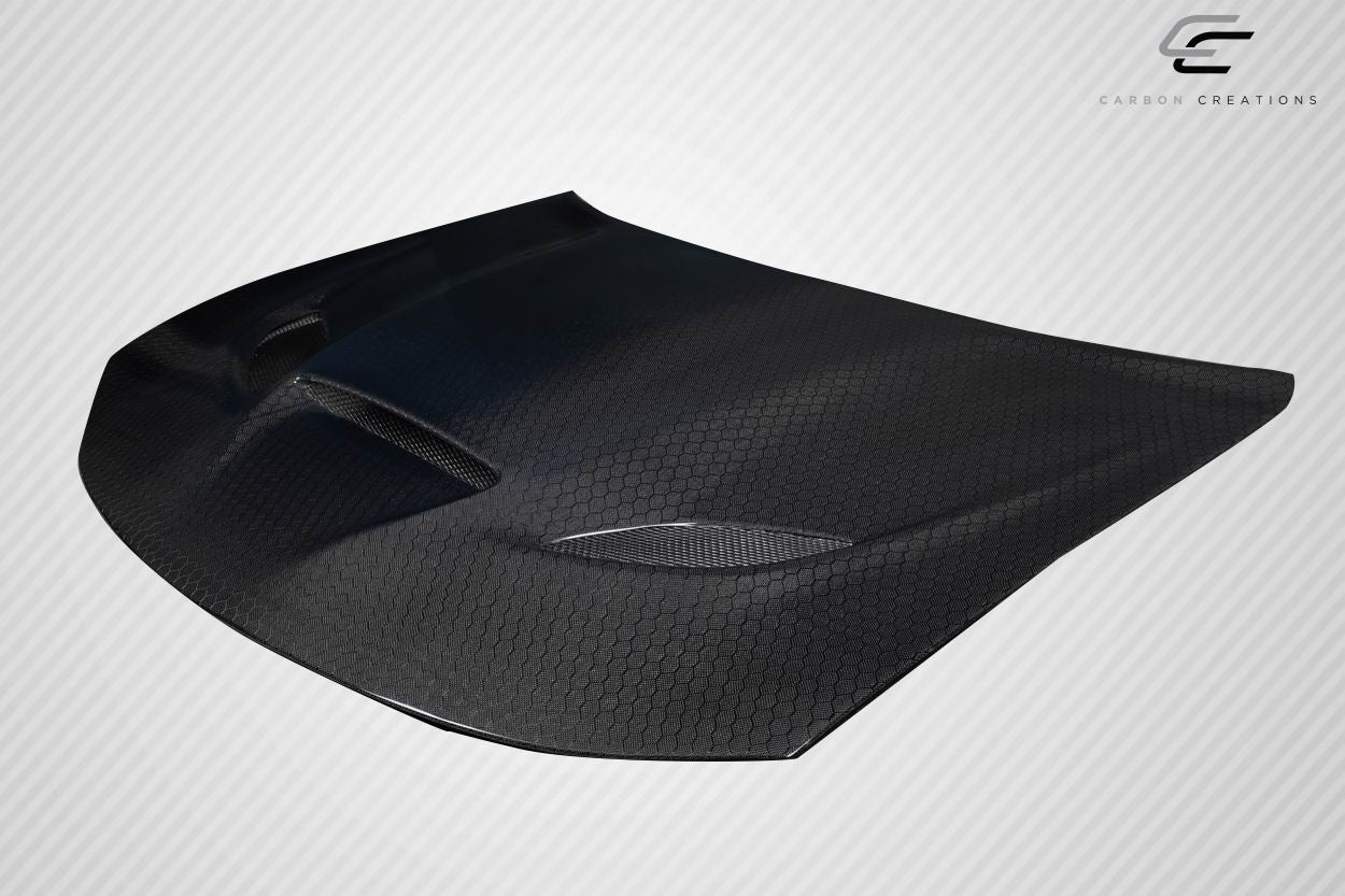 Carbon Creations Geo6ix Dritech Hellcat Hood Compatible With 2015-2023 Dodge Charger - 1 Piece - 119205