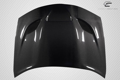 Carbon Creations Geo6ix Dritech Hellcat Hood Compatible With 2015-2023 Dodge Charger - 1 Piece - 119205