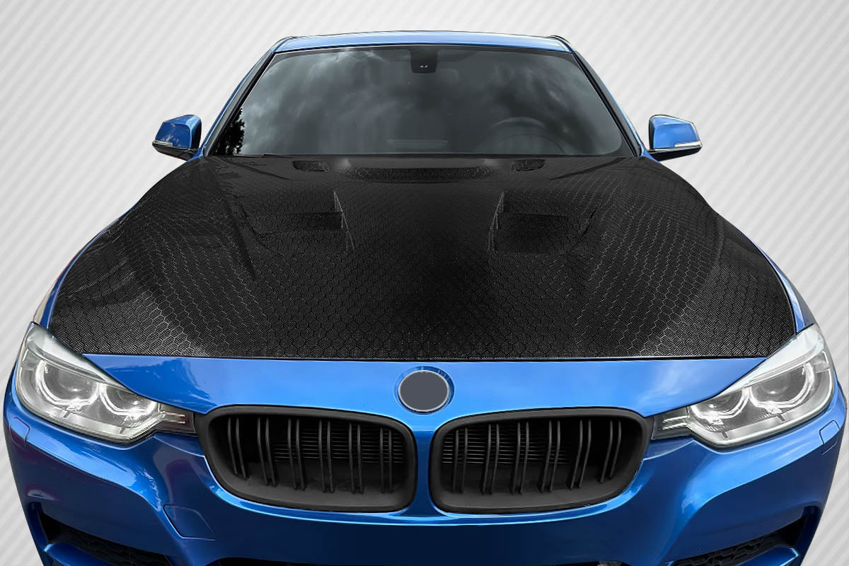 Carbon Geo6ix Eros Version 1 Hood Compatible With 2012-2018 BMW 3 Series/14-20 4 series - 1 Piece - 119213