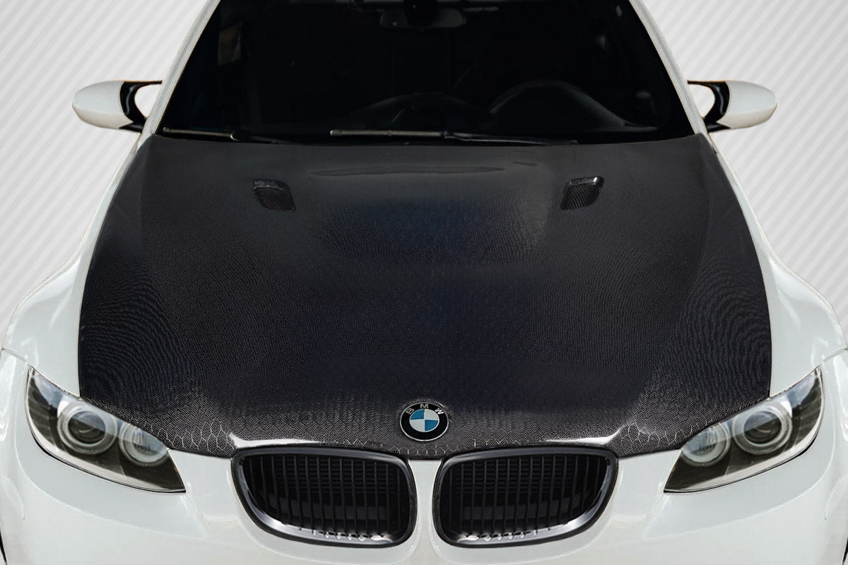 Carbon Geo6ix M3 Look Hood Compatible With 2007-2010 BMW 3 Series E93 Convertible - 1 Piece - 119217