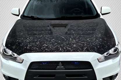 Carbon AeroForge GT Concept Hood Compatible With 2008-2017 Mitsubishi Lancer/Evolution - 1 Piece - 119236