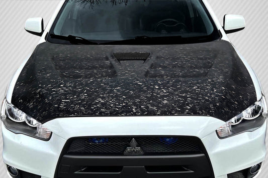 Carbon AeroForge GT Concept Hood Compatible With 2008-2017 Mitsubishi Lancer/Evolution - 1 Piece - 119236