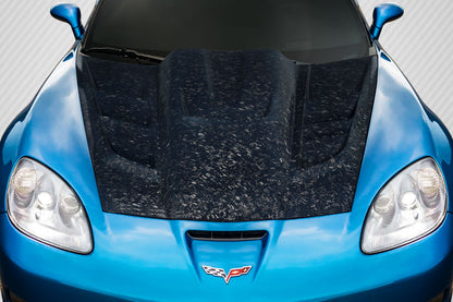 Carbon AeroFroge ZR Edition 2 Hood Compatible With 2005-2013 Chevrolet Corvette - 1 Piece - 119238