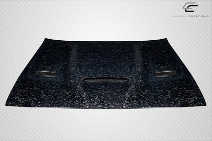 Carbon AeroFroge Hellcat Look Hood Compatible With 2008-2023 Dodge Challenger - 1 Piece - 119240