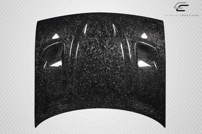 Carbon AeroFroge Hellcat Look Hood Compatible With 2008-2023 Dodge Challenger - 1 Piece - 119240