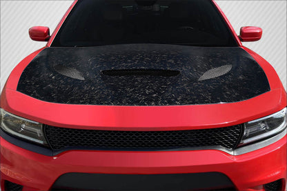 Carbon Creations AeroForge Dritech Hellcat Hood Compatible With 2015-2023 Dodge Charger - 1 Piece - 119241