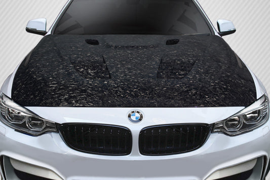 Carbon AeroForge Eros Version 1 Hood Compatible With 2012-2018 BMW 3 Series - 1 Piece - 119249