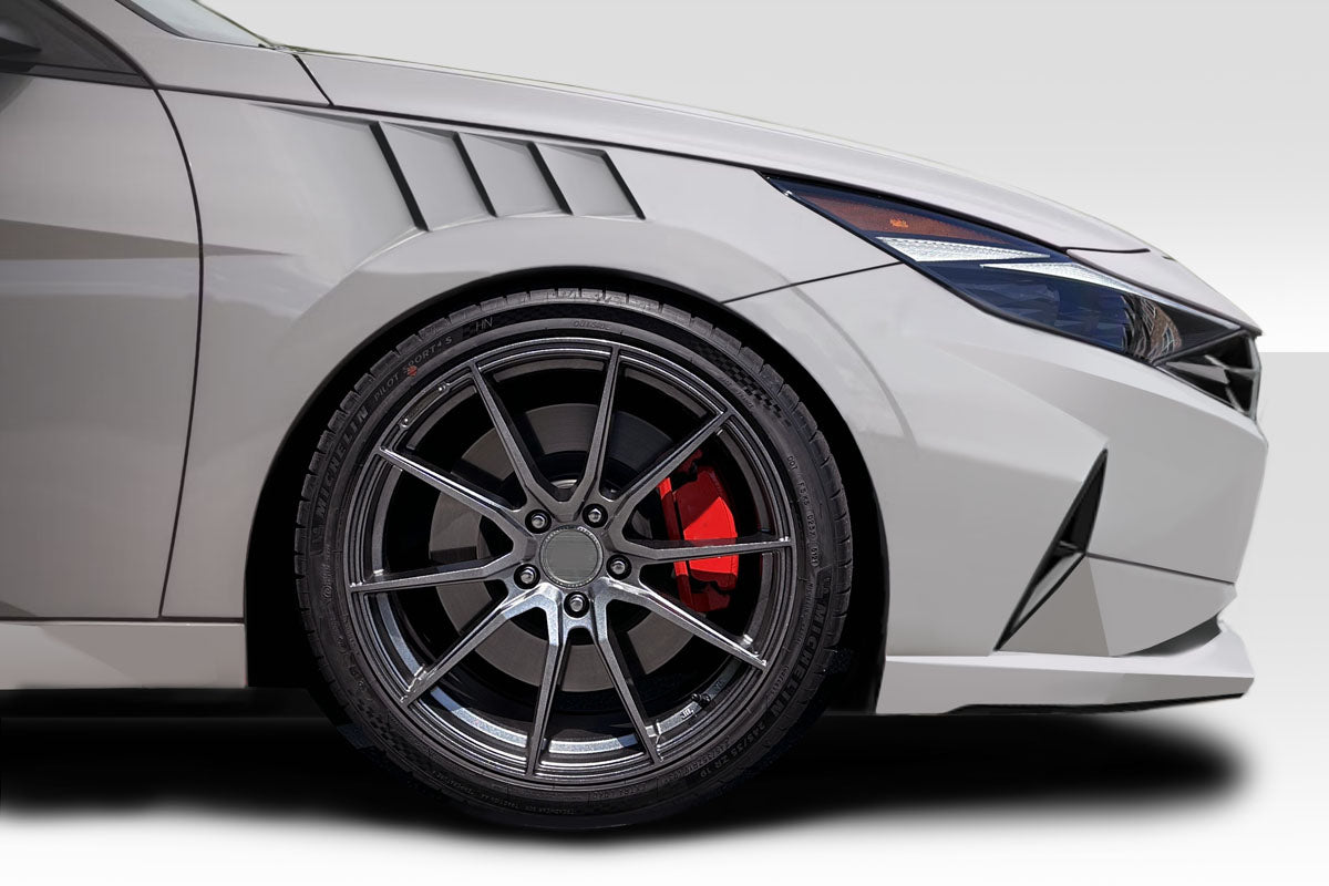 Extreme Dimensions Duraflex Kave Fender Compatible With 2021 - 2023 Hyundai Elantra - 2 Pieces - 119277