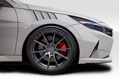 Extreme Dimensions Duraflex Kave Fender Compatible With 2021 - 2023 Hyundai Elantra - 2 Pieces - 119277