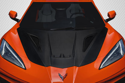 Carbon Creations Savannah Hood Compabitble With 2020-2023 Chevrolet Corvette - 1 Piece - 119298