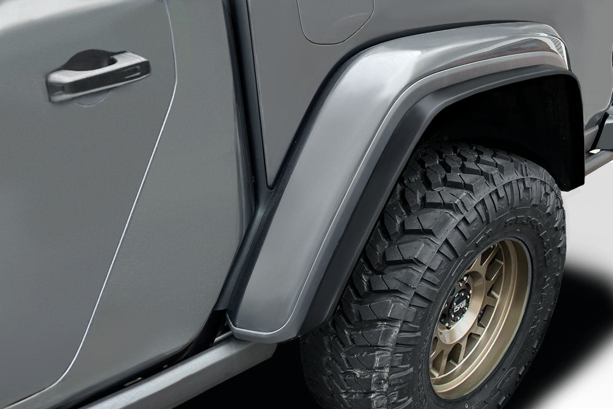 Extreme Dimensions Duraflex Duster Fender Flare Compatible With 2020 - 2023 Jeep Gladiator - 2 Pieces - 119330