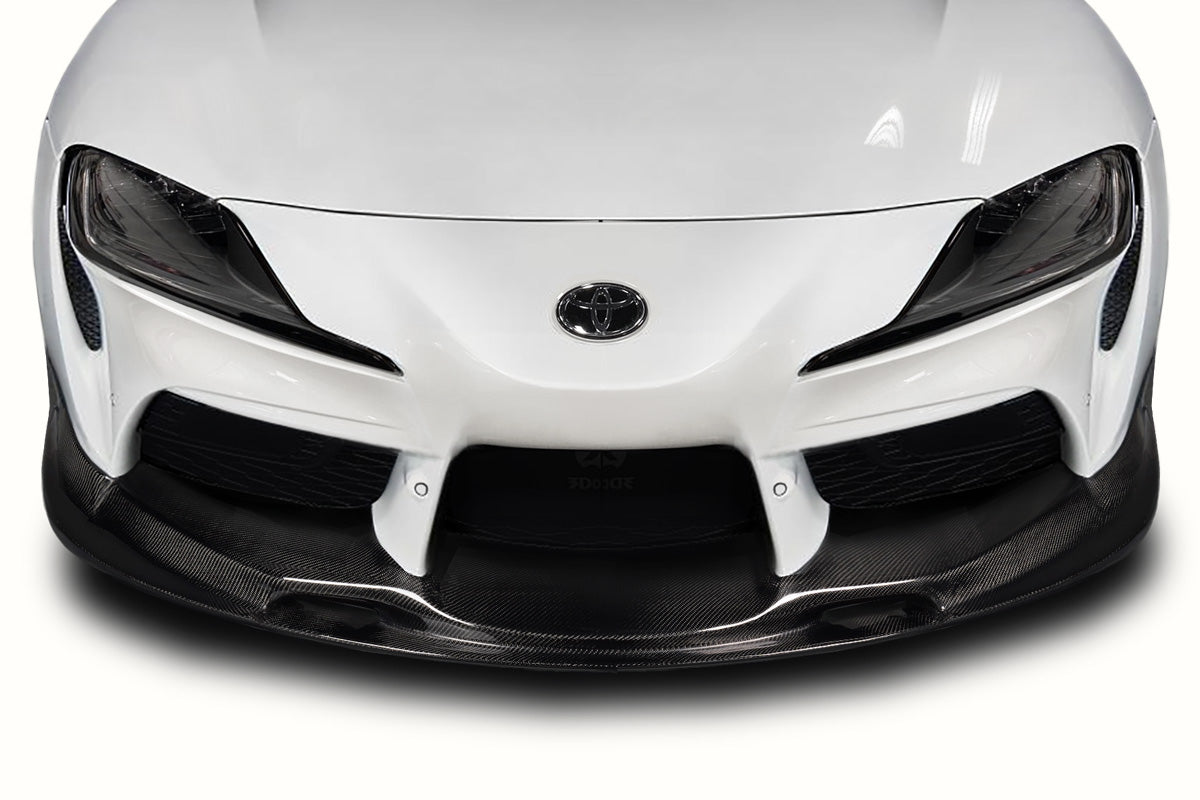 Carbon Creations Akura Front Lip/Add On Compatible With 2020 - 2023 Toyota Supra  - 1 Piece - 119342