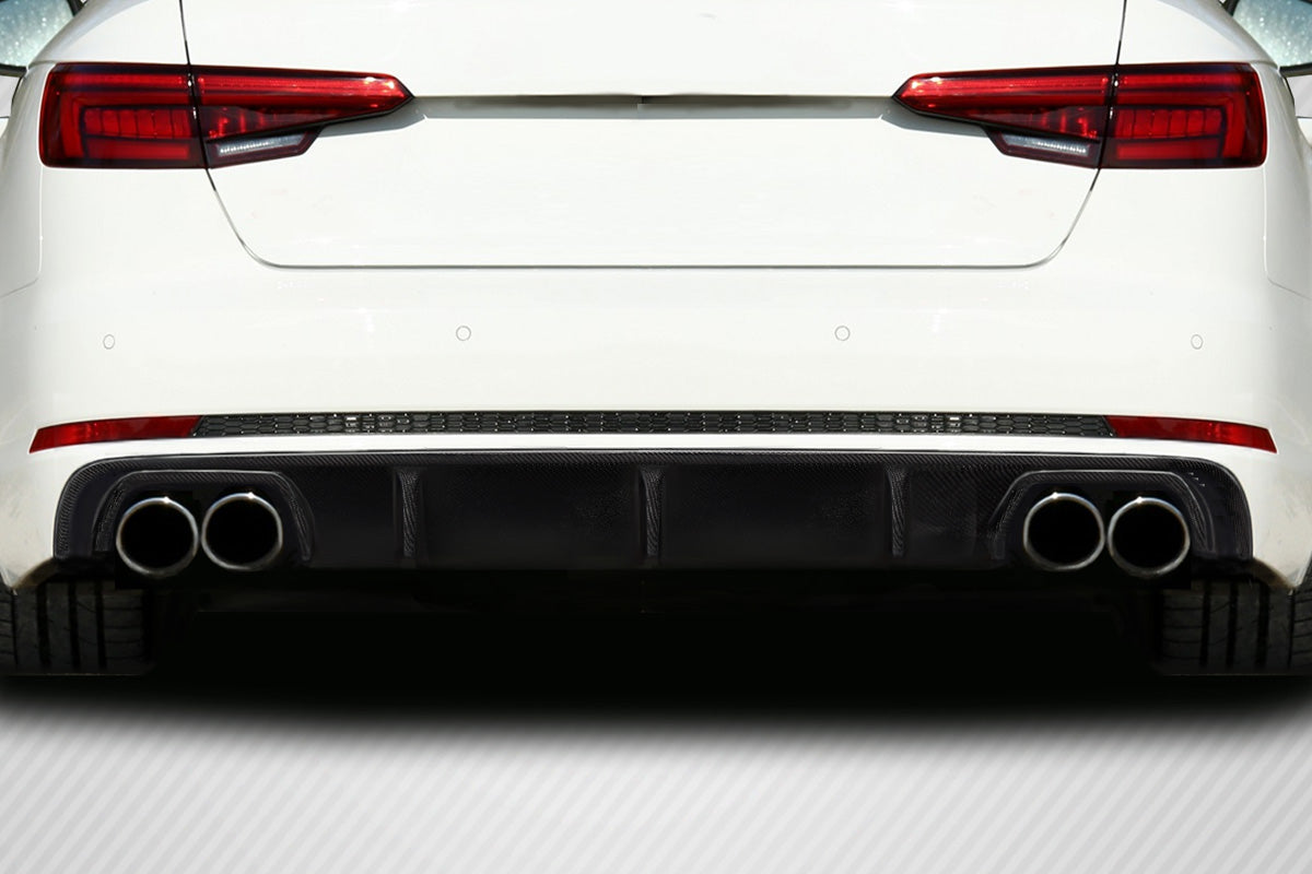 Carbon Creations Circuit Rear Lip/Add On Compatible With 2018 - 2018 Audi S4  - 1 Piece - 119360