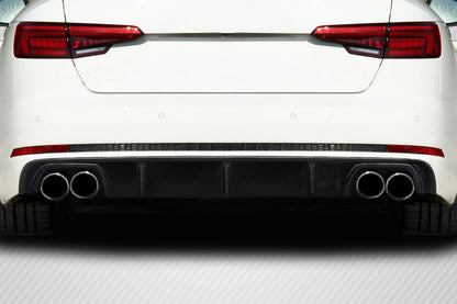 Carbon Creations Circuit Rear Lip/Add On Compatible With 2018 - 2018 Audi S4  - 1 Piece - 119360