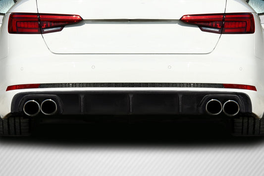 Carbon Creations Circuit Rear Lip/Add On Compatible With 2018 - 2018 Audi S4  - 1 Piece - 119360
