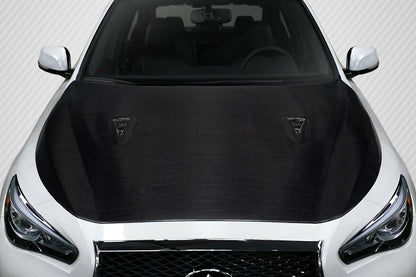 Carbon Creations GTR Look Hood Compatible With 2014 - 2023 Infiniti Q50  - 1 Piece - 119366