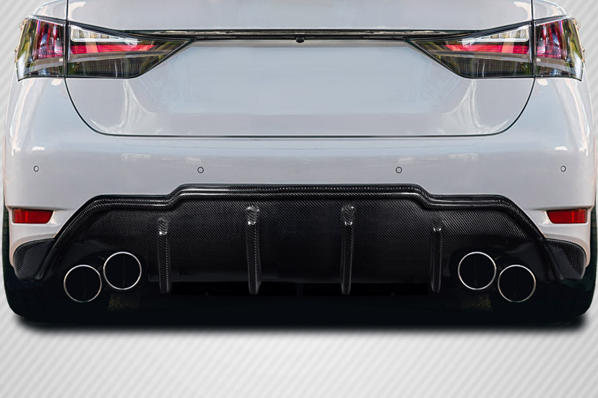 Carbon Creations Tarvo Rear Lip/Add On Compatible With 2016 - 2020 Lexus GS  - 1 Piece - 119368
