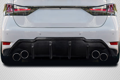 Carbon Creations Tarvo Rear Lip/Add On Compatible With 2016 - 2020 Lexus GS  - 1 Piece - 119368