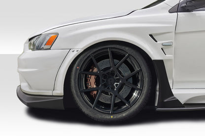 Extreme Dimensions Duraflex Vantix Fender Compatible With 2008 - 2017 Mitsubishi Lancer - 2 Pieces - 119372