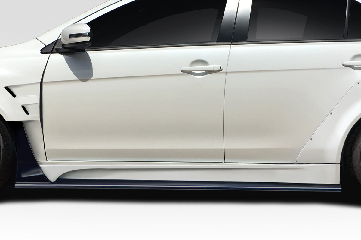 Extreme Dimensions Duraflex Vantix Sideskirts Compatible With 2008-2017 Mitsubishi Lancer - 2 Piece - 119376
