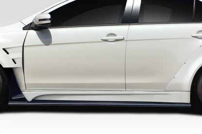 Extreme Dimensions Duraflex Vantix Sideskirts Compatible With 2008-2017 Mitsubishi Lancer - 2 Piece - 119376