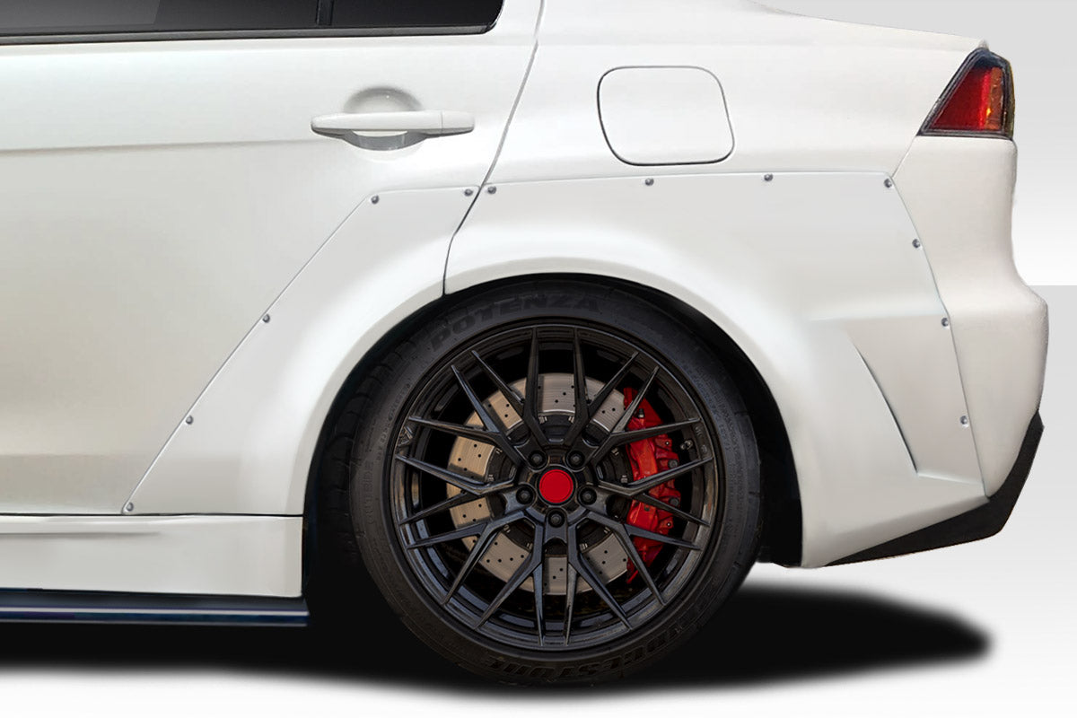 Extreme Dimensions Duraflex Vantix Rear Fenders Compatible With 2008-2017 Mitsubishi Lancer - 2 Piece - 119380