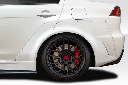 Extreme Dimensions Duraflex Vantix Rear Fenders Compatible With 2008-2017 Mitsubishi Lancer - 2 Piece - 119380